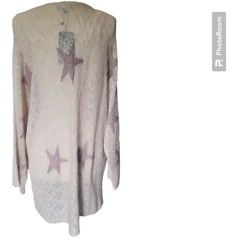 Gigio USA Sand Stars Dolman Sweater - L